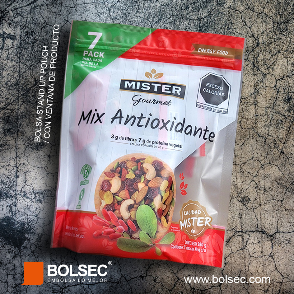 Bolsas stand up pouch con impresion